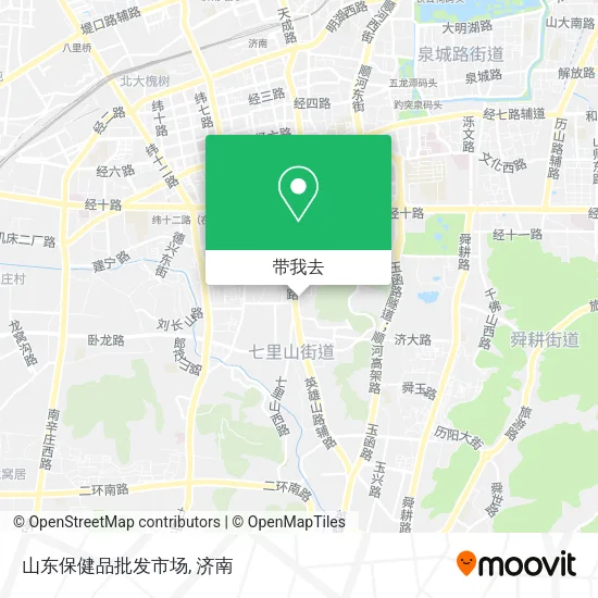 山东保健品批发市场地图