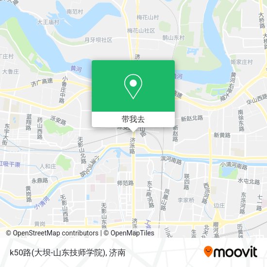 k50路(大坝-山东技师学院)地图