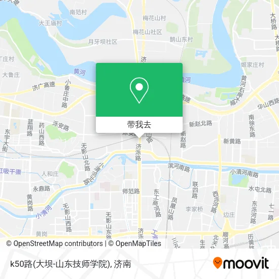 k50路(大坝-山东技师学院)地图