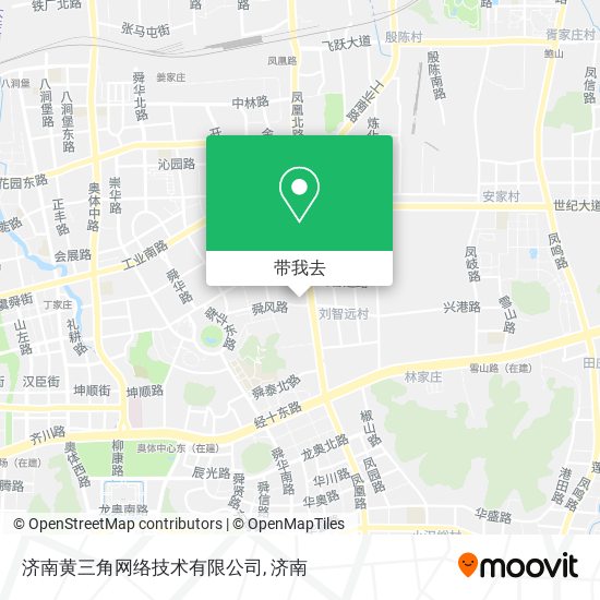 济南黄三角网络技术有限公司地图