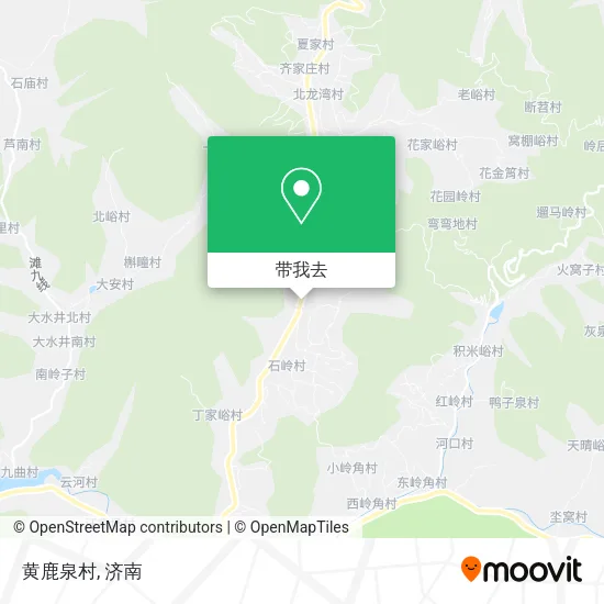 黄鹿泉村地图