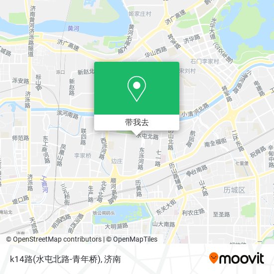k14路(水屯北路-青年桥)地图