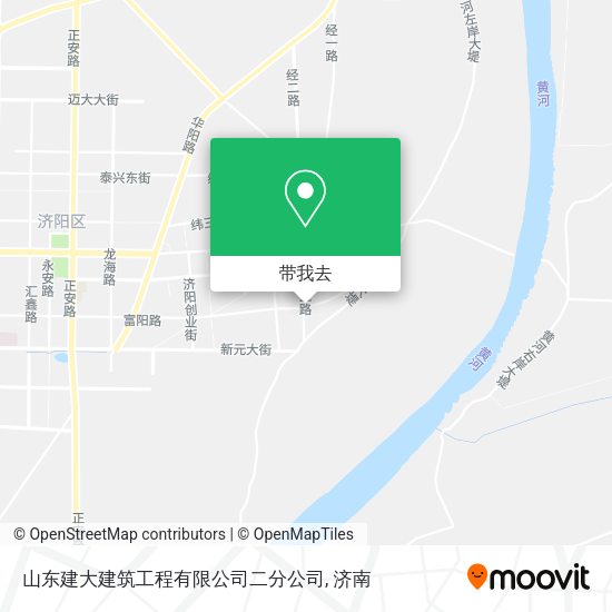 山东建大建筑工程有限公司二分公司地图
