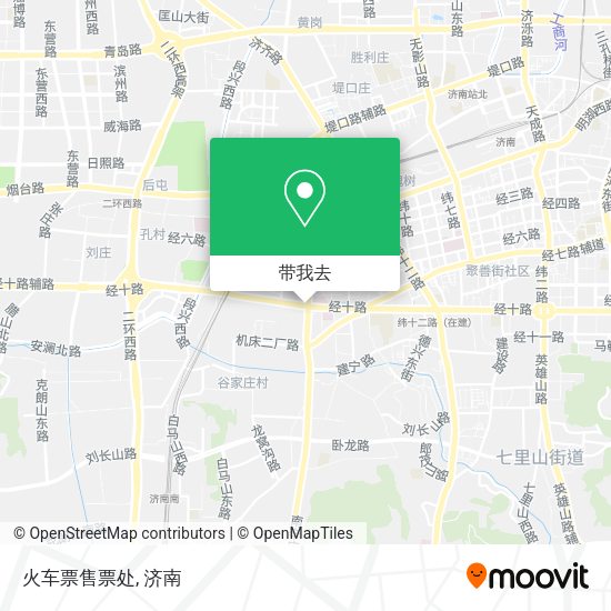 火车票售票处地图