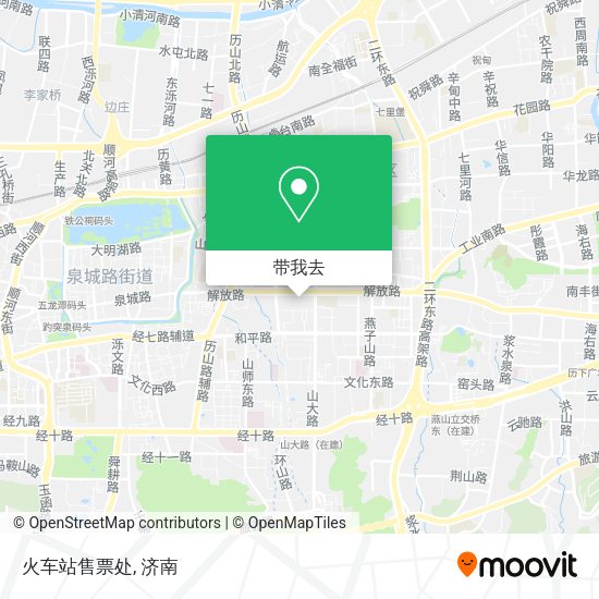 火车站售票处地图