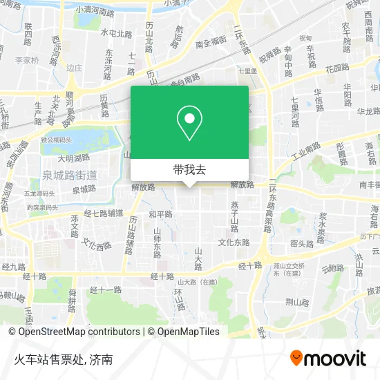 火车站售票处地图