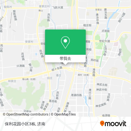 保利花园小区3栋地图