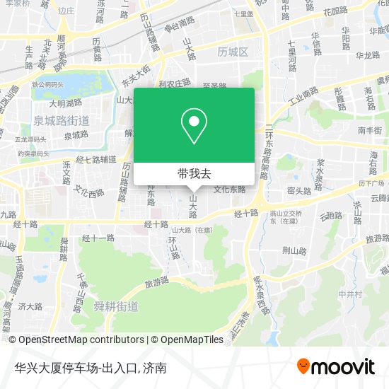 华兴大厦停车场-出入口地图