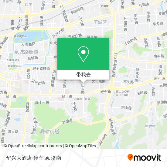 华兴大酒店-停车场地图
