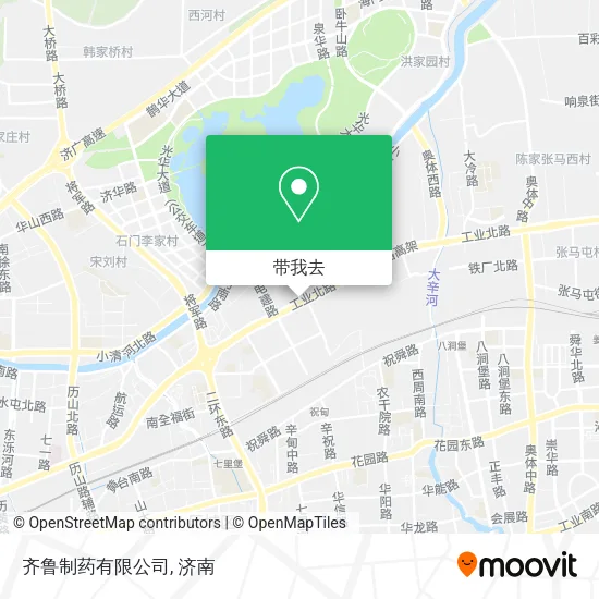 齐鲁制药有限公司地图