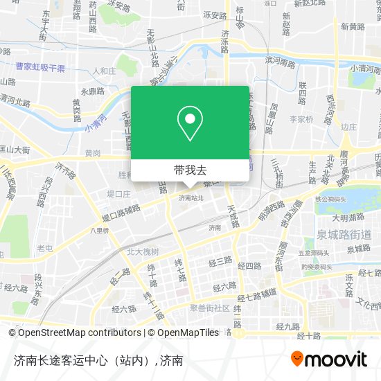 济南长途客运中心（站内）地图