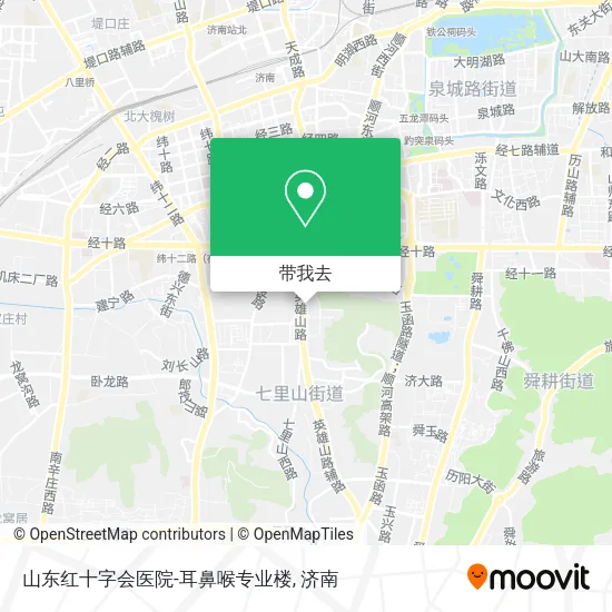 山东红十字会医院-耳鼻喉专业楼地图