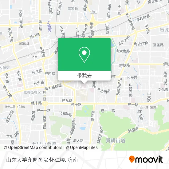 山东大学齐鲁医院-怀仁楼地图