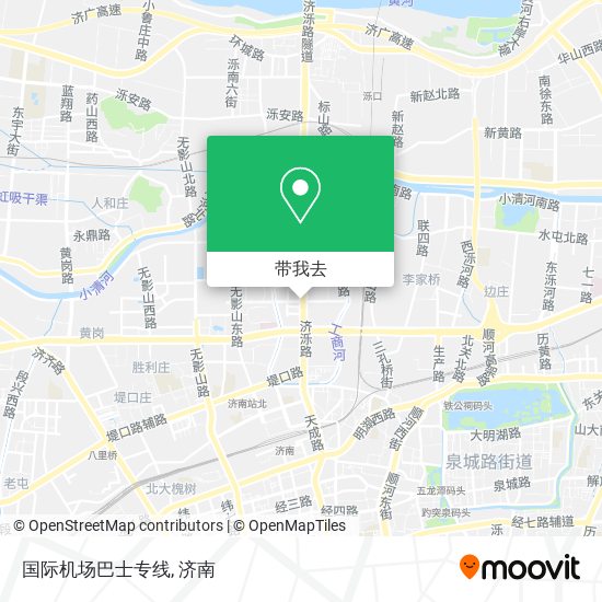 国际机场巴士专线地图