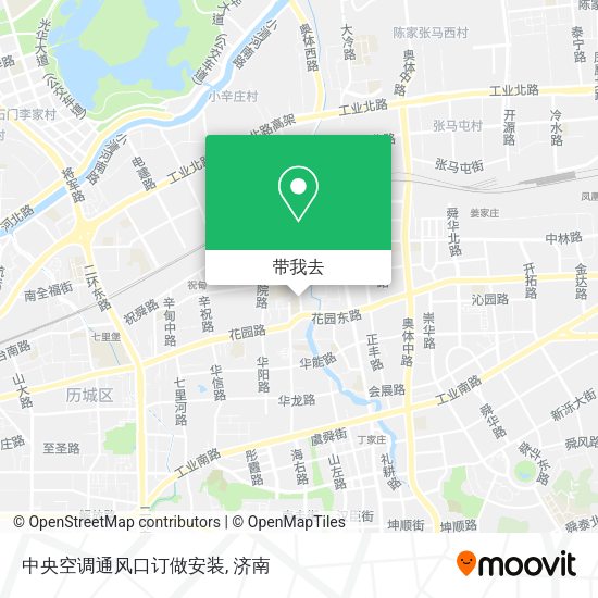 中央空调通风口订做安装地图
