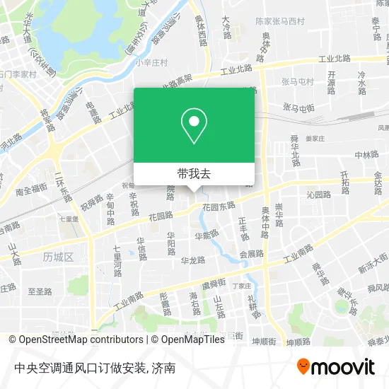 中央空调通风口订做安装地图