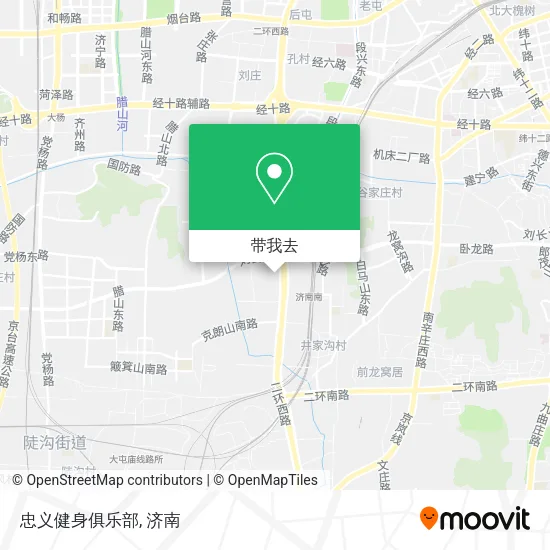 忠义健身俱乐部地图