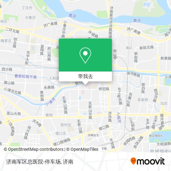 济南军区总医院-停车场地图