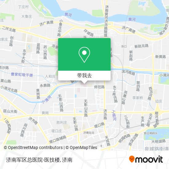 济南军区总医院-医技楼地图