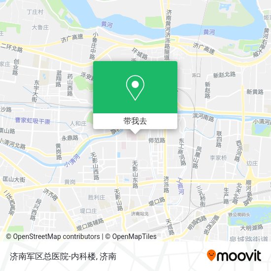 济南军区总医院-内科楼地图