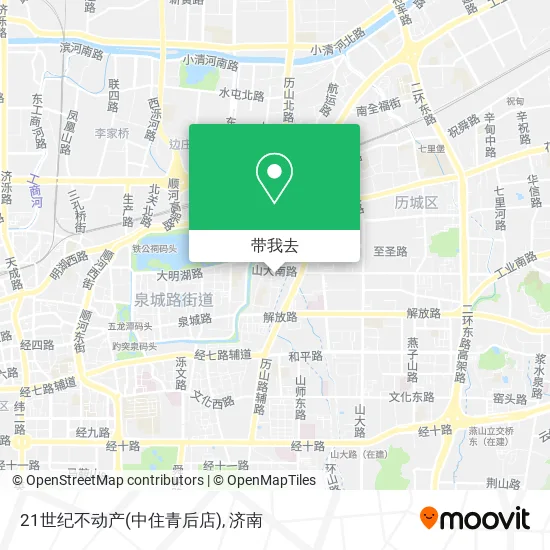 21世纪不动产(中住青后店)地图