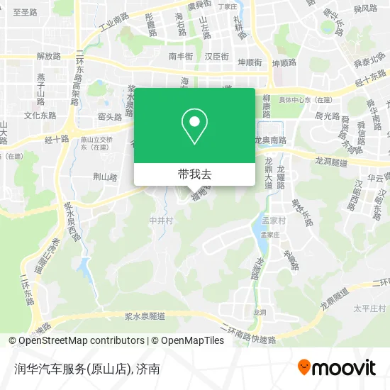 润华汽车服务(原山店)地图
