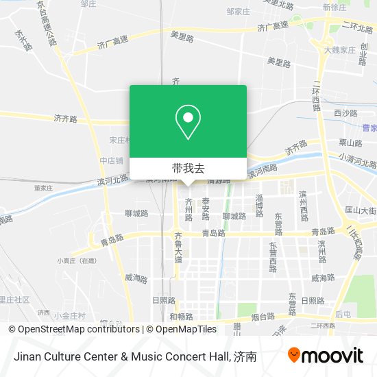 Jinan Culture Center & Music Concert Hall地图
