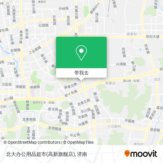 北大办公用品超市(高新旗舰店)地图