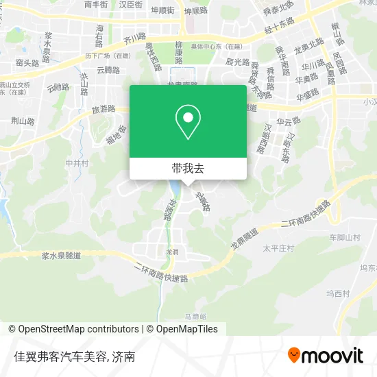 佳翼弗客汽车美容地图