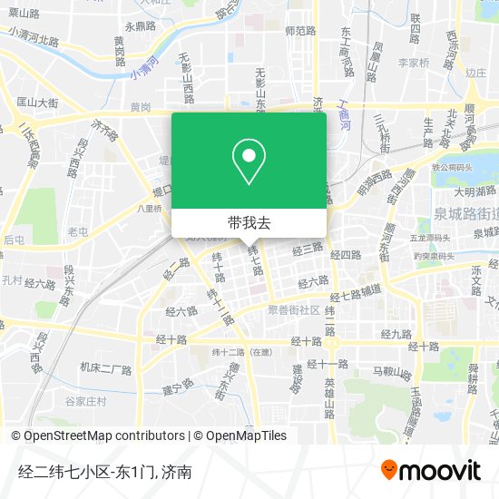 经二纬七小区-东1门地图