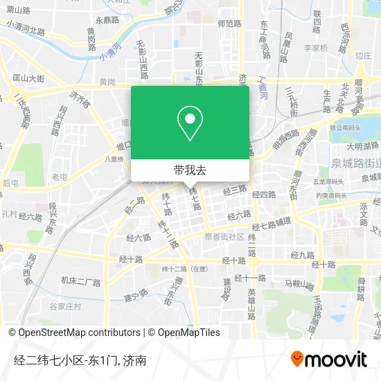 经二纬七小区-东1门地图