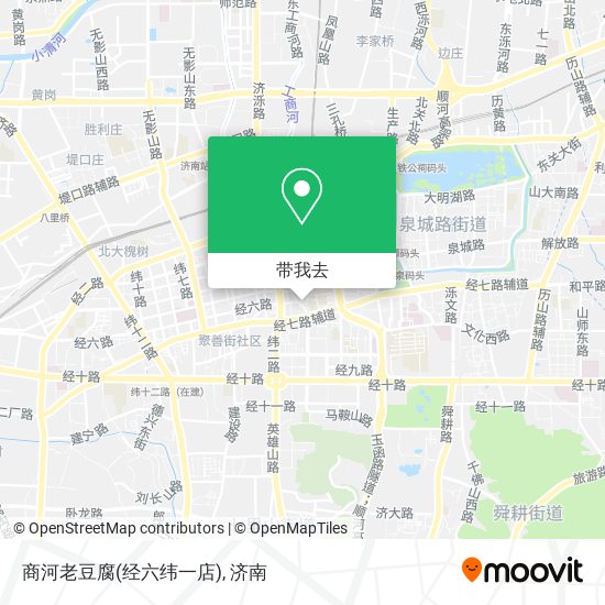 商河老豆腐(经六纬一店)地图