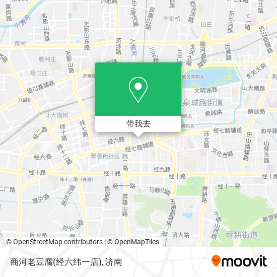商河老豆腐(经六纬一店)地图