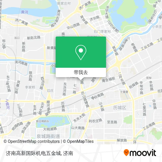 济南高新国际机电五金城地图
