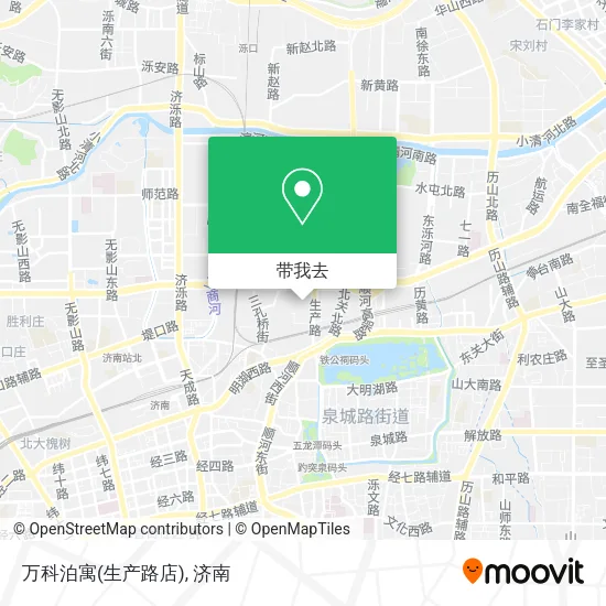 万科泊寓(生产路店)地图