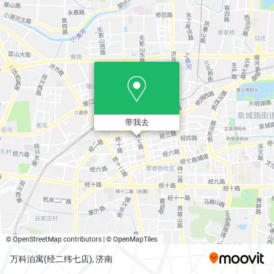 万科泊寓(经二纬七店)地图