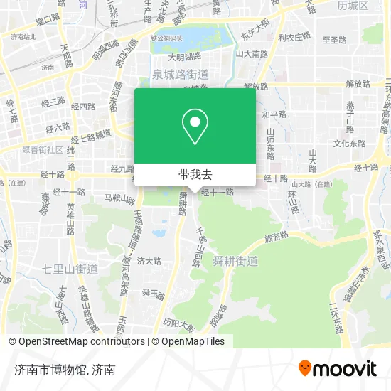 济南市博物馆地图