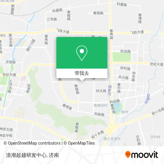 浪潮超越研发中心地图