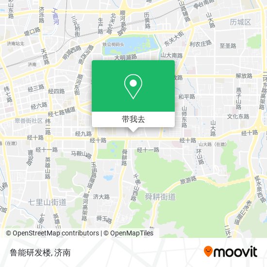 鲁能研发楼地图