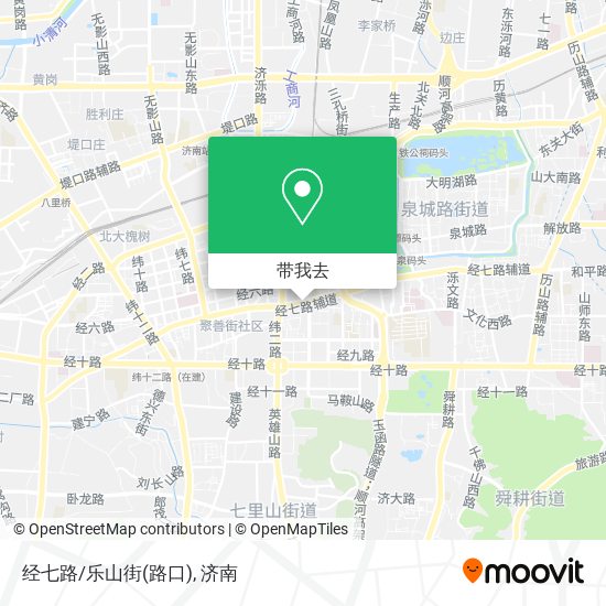 经七路/乐山街(路口)地图