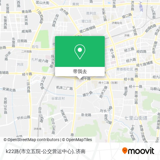 k22路(市立五院-公交营运中心)地图