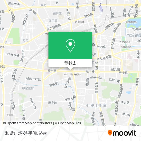 和谐广场-洗手间地图