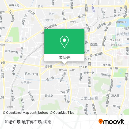和谐广场-地下停车场地图