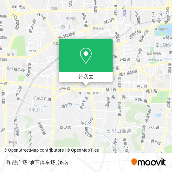 和谐广场-地下停车场地图