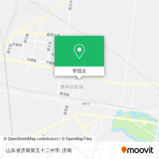 山东省济南第五十二中学地图