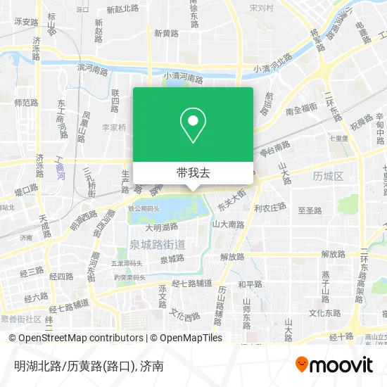明湖北路/历黄路(路口)地图