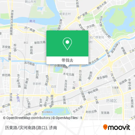 历黄路/滨河南路(路口)地图