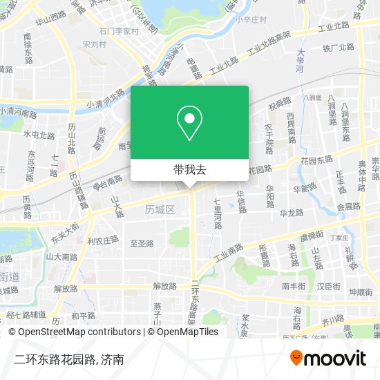 二环东路花园路地图