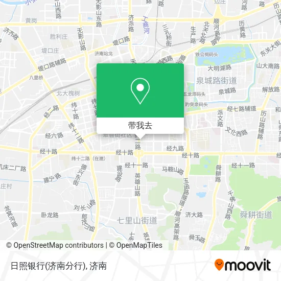 日照银行(济南分行)地图