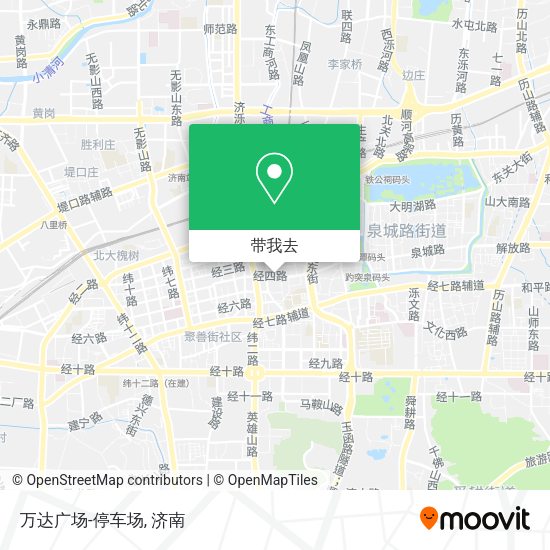 万达广场-停车场地图